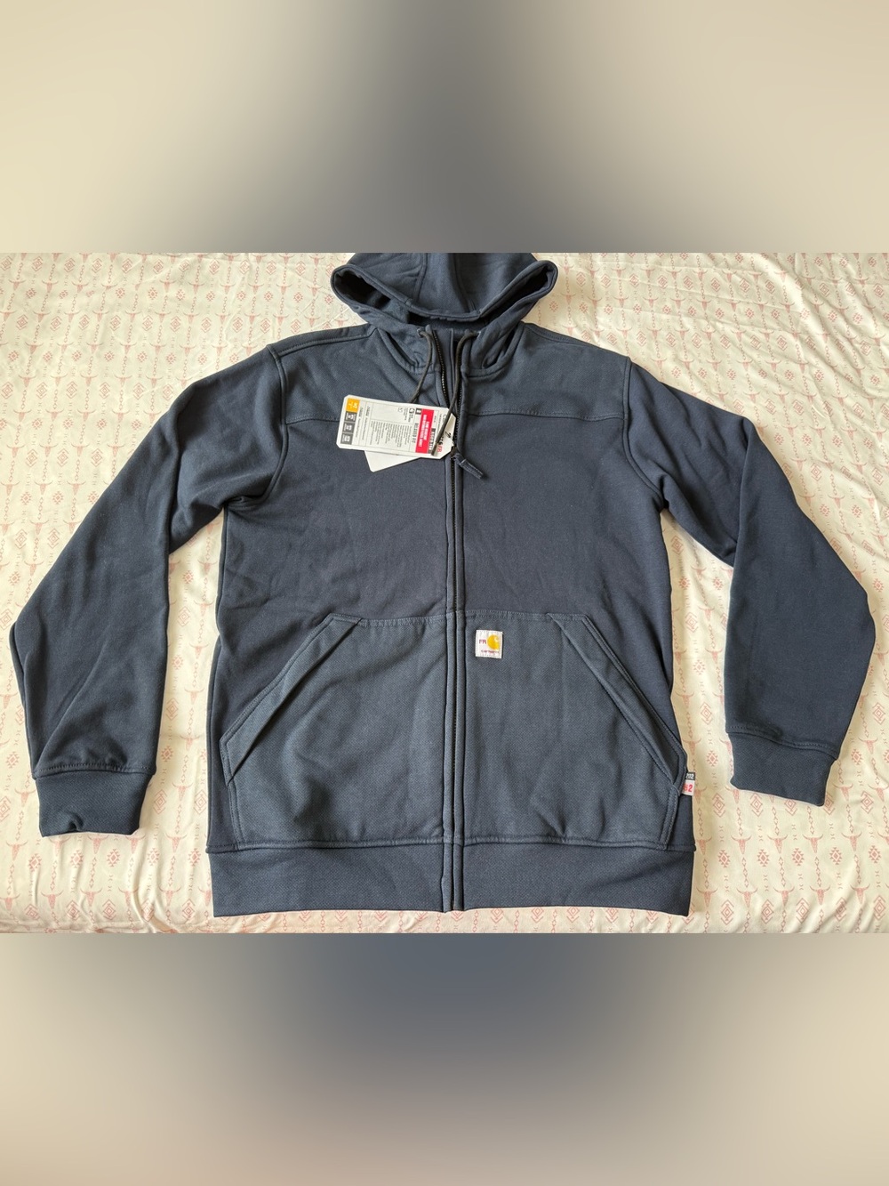 Carhartt Mens M Navy FR Full-Zip Hoodie (NWT)